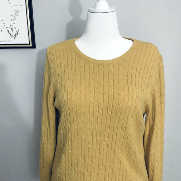 croft & barrow Sweaters - Croft & Barrow mustard yellow sweater (XL)